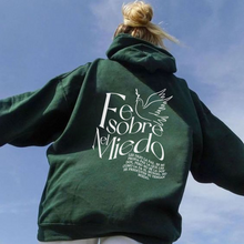 Cargar imagen en el visor de la galería, Poleron Canguro "Fe Sobre el Miedo"