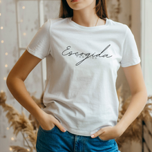 Cargar imagen en el visor de la galería, Polera Mujer "Escogida por Dios”