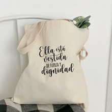Cargar imagen en el visor de la galería, BOLSA KREA "Fuerza y dignidad”