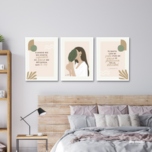 Cargar imagen en el visor de la galería, Deco Trilogía "Tu gracia me basta"