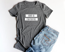 Cargar imagen en el visor de la galería, Polera mujer "God is Faithful"