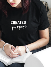 Cargar imagen en el visor de la galería, Polera mujer “Created with a purpose”