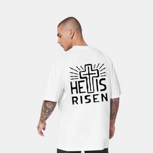 Cargar imagen en el visor de la galería, Polera unisex &quot;He is risen&quot;
