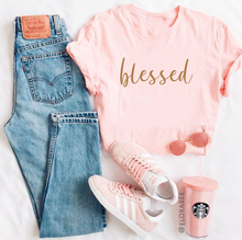 Cargar imagen en el visor de la galería, Polera mujer “Blessed”
