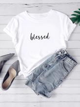 Cargar imagen en el visor de la galería, Polera mujer “Blessed”
