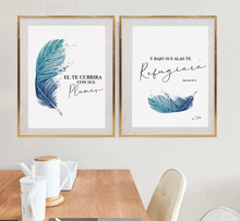 Cargar imagen en el visor de la galería, Deco Dúo "Plumas"
