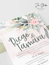 Cargar imagen en el visor de la galería, Boda Invitación "Bondad"
