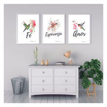 Cargar imagen en el visor de la galería, Deco Trilogía "Colibríes"
